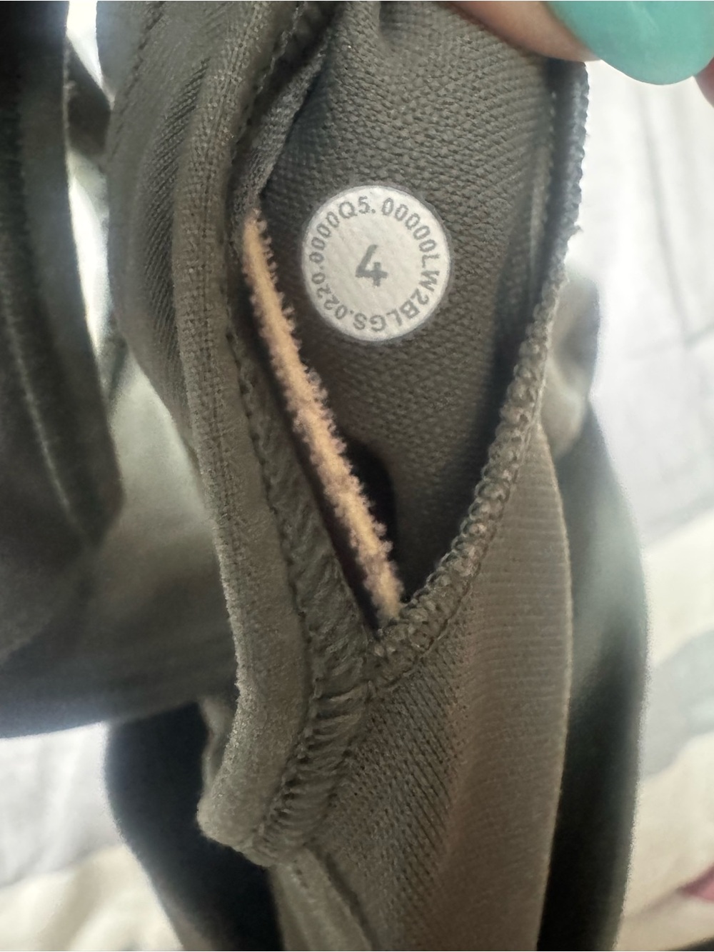 lululemon Ebb to Train Bra Grey Sage Size 4 C/D High Neck Longline - Picture 6 of 6